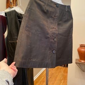 Leather skirt